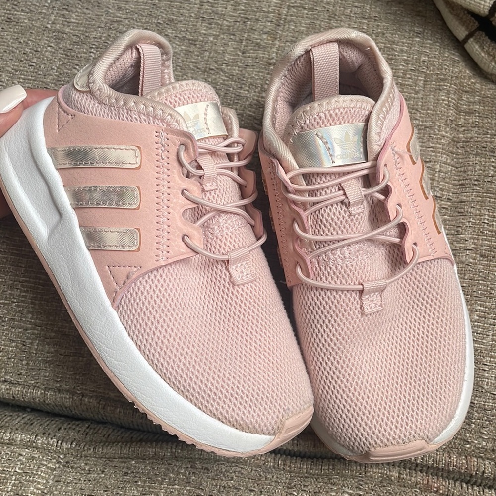 Pink toddler adidas